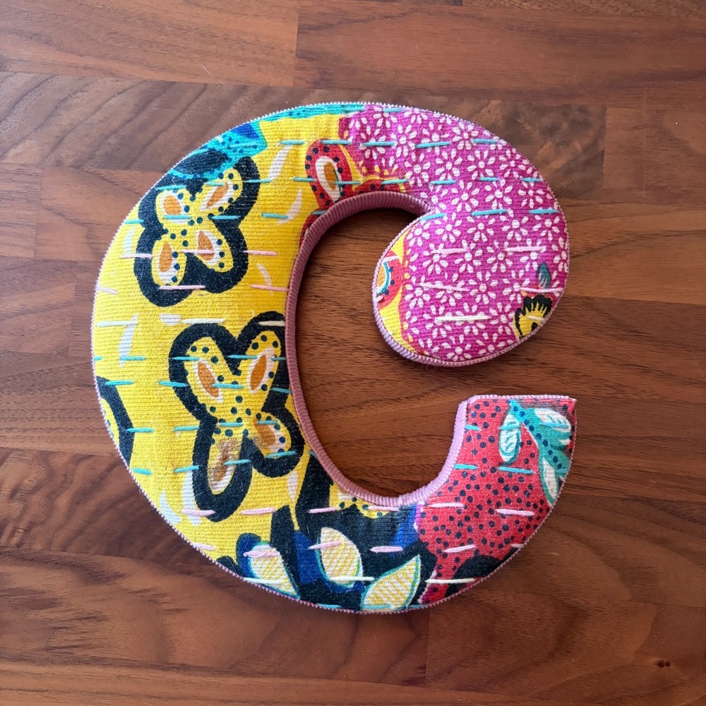Anthropologie Colorful Decorative Letter C